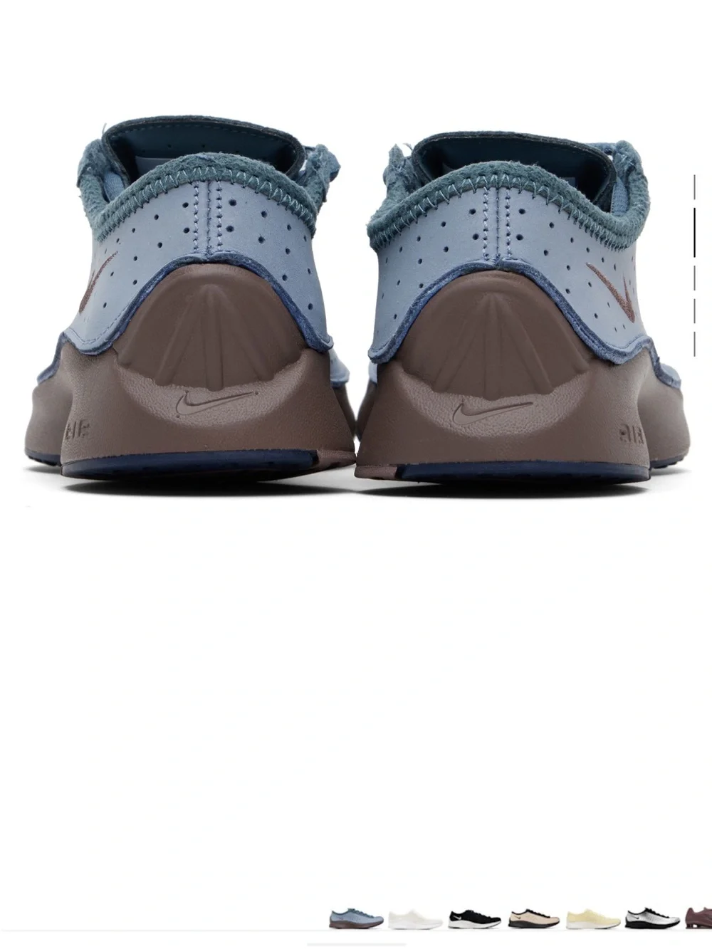 Nike Low-Top Suede Sneakers in Ashen Slate and Tattoo - Picture 3 of 7